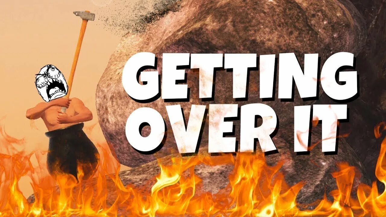 Getting over me. Getting over it with bennett foddy стрим. getting over it стрим. игра мужик в котле. getting over it превью.