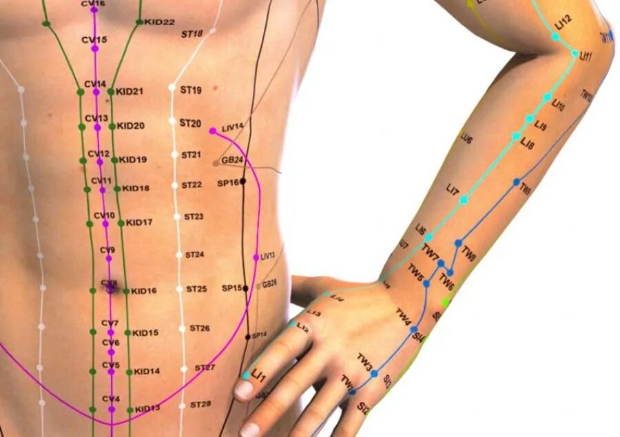 Живот китайская методика. Точка акупунктуры CV-6. Акупунктура меридианы китайская медицина. Акупрессура – точечная рефлексотерапия. Гуань юань точка иглоукалывание.