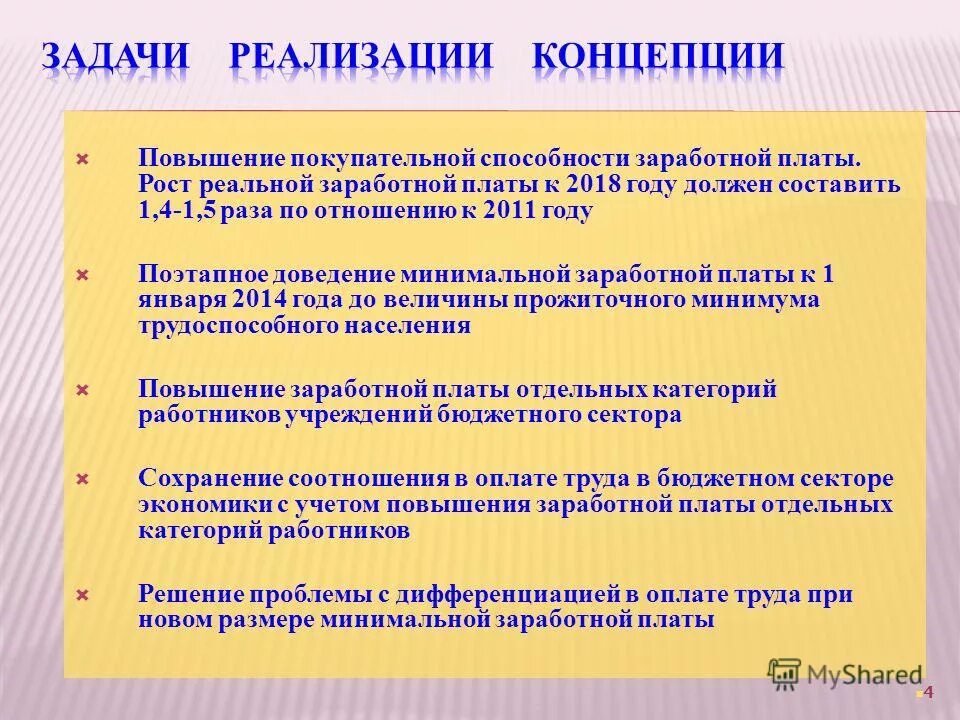 Снижение покупательной способности заработной платы пример