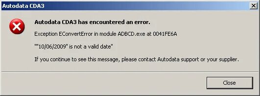 Неправильная дата. Autodata ошибка e0209. Е0209 Автодата 3.45 ошибка. Autodata 3.45 ошибка даты выхода. 0041fe6a autodata ошибка.