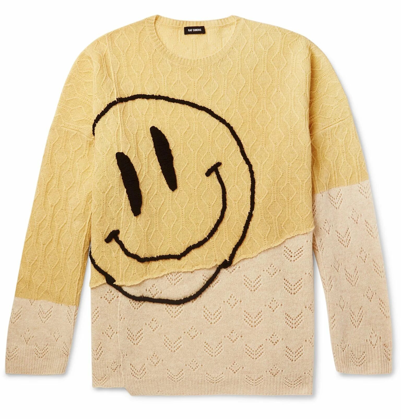 Свитер raf simons. Raf simons свитер. raf simons smiley sweater. свитер raf simons белый. горчичный свитер raf simons.
