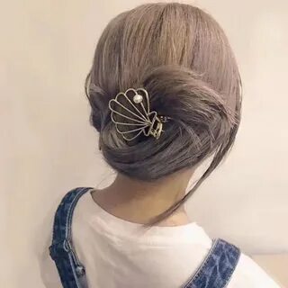 Заколка крабик прически