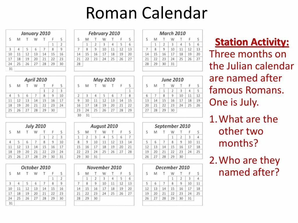 Roman Calendar. Julian Calendar 2022. Календарь 2010. Месяцы римского календаря