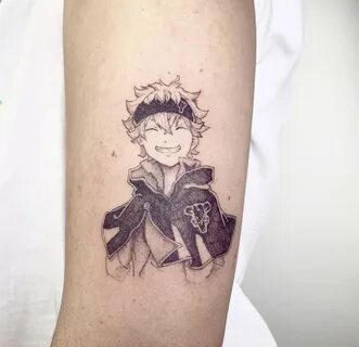 Black clover tattoo ideas