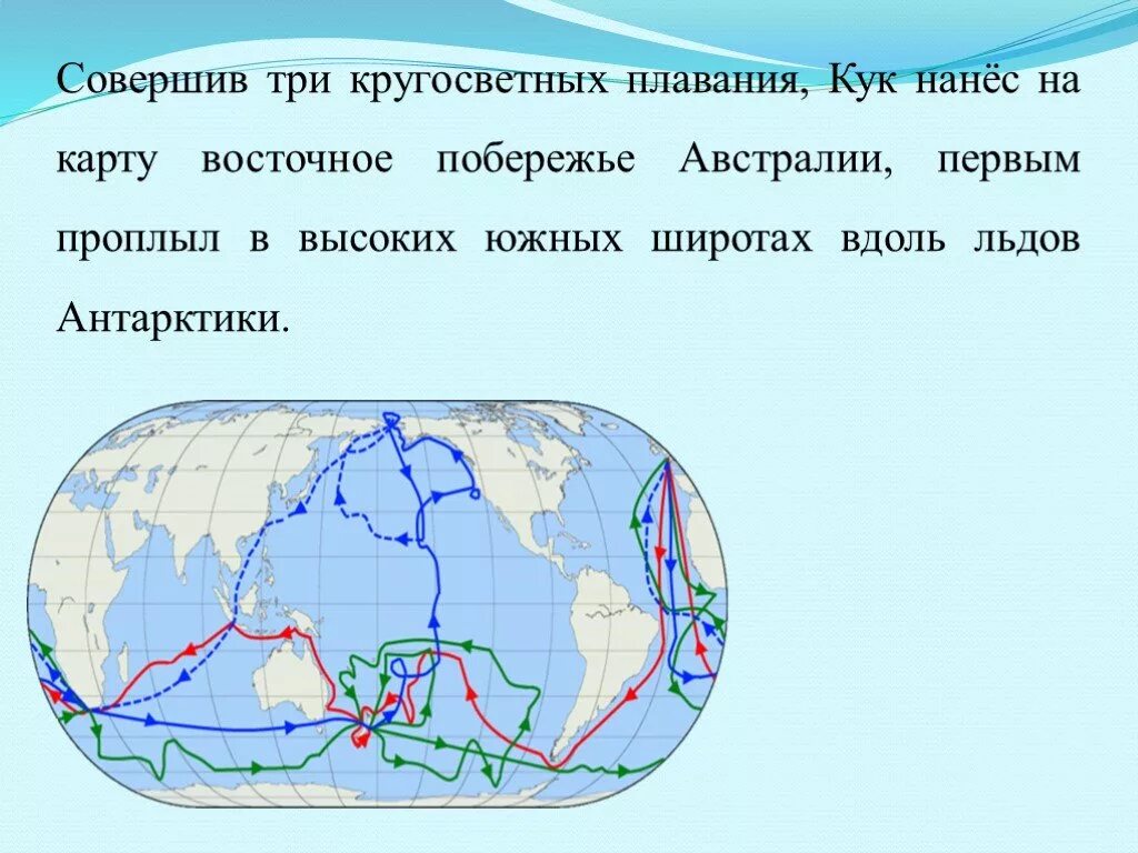 Путь путешествия Джеймса Кука. Карта плавания Кука. Третье кругосветное плавание Джеймса Кука. Три кругосветных путешествия совершил