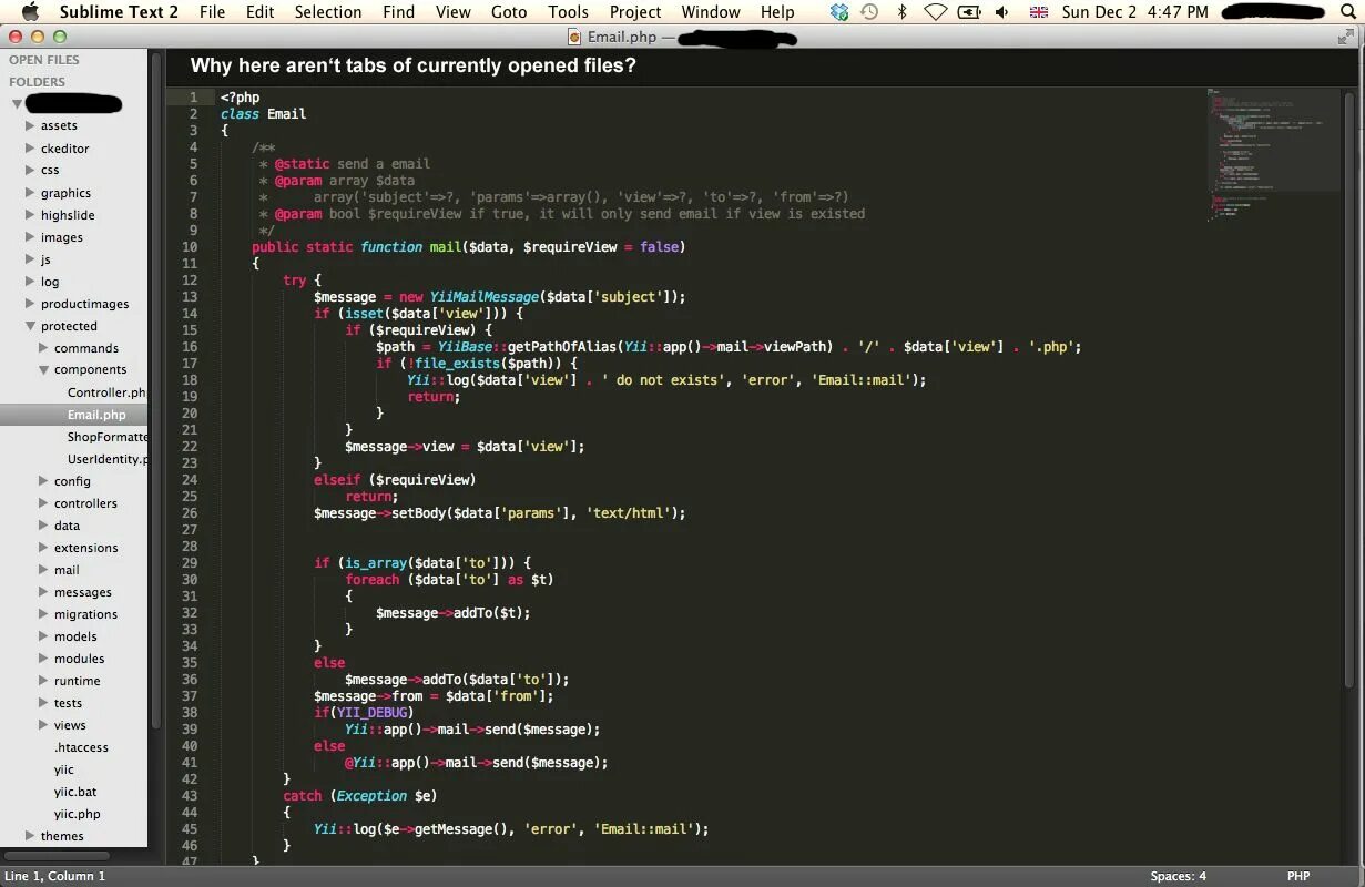 Sublime text 2. Sublime text обзор. Php текст. Sublime text php подсветка.