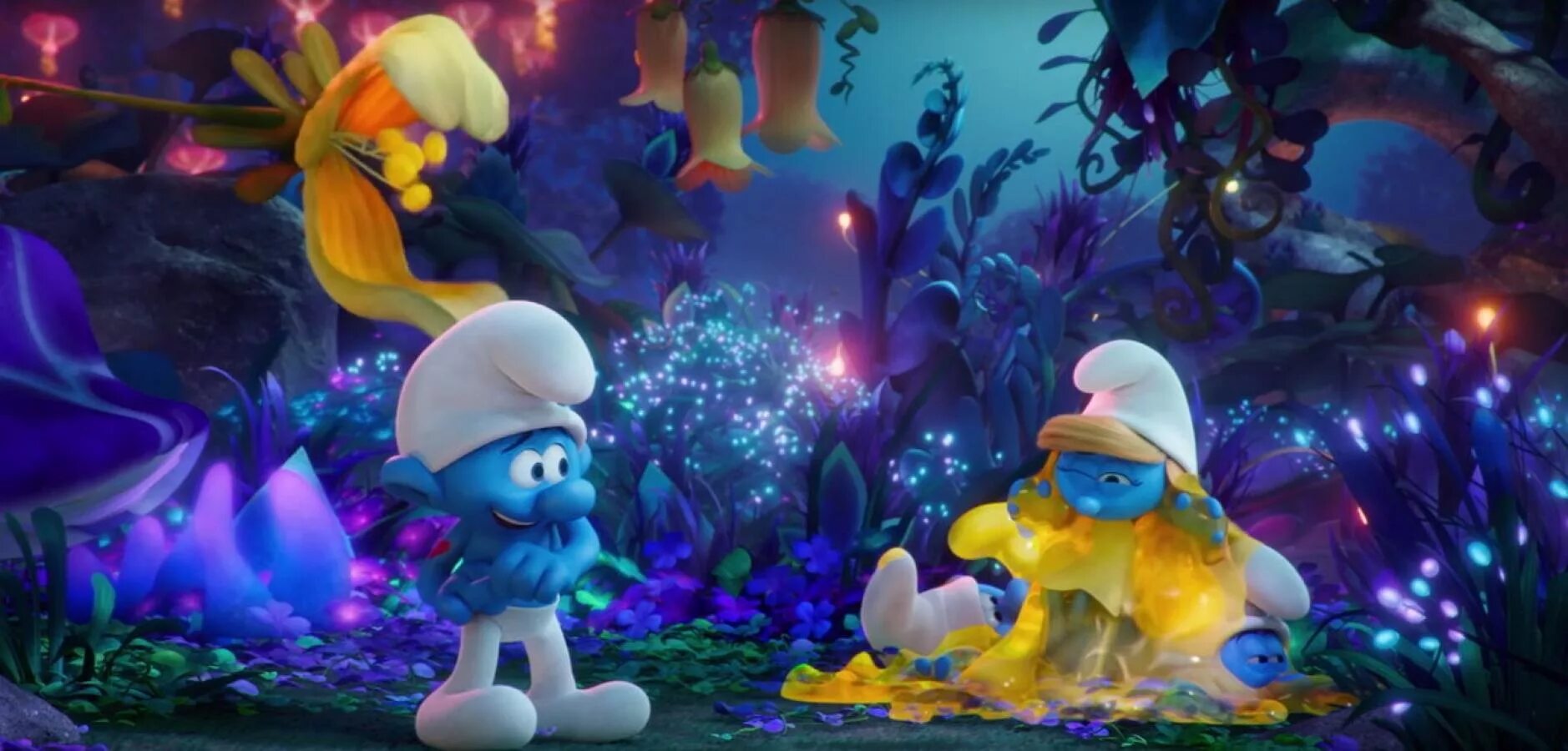 Smurfs the lost village. Смурфетта Затерянная деревня. Смурфики Затерянная деревня Смурфетта. Деревня Смурф Смурфики Затерянная.