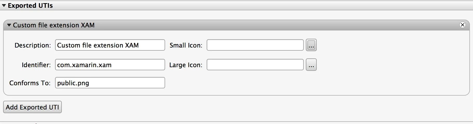 Custom description