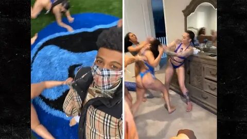Blueface Hosts Coronavirus Unsafe Stripper Party That Turns Into a Brawl.