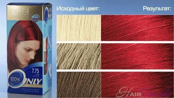 Only color краска для волос. Estel only краска 7/75 для волос. Краска Estel красное дерево. Бургундский цвет Эстель краска. Краска для волос only Estel тон 7.