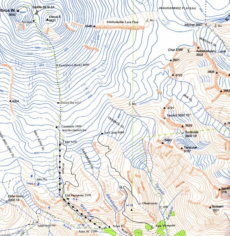 Эльбрус где находится на карте высота. Эльбрус на карте. Карта Эльбруса с высотами. Топографическая карта Эльбруса. Гора Эльбрус на карте.