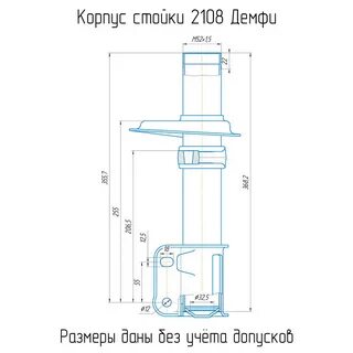 Размеры стойки 2108