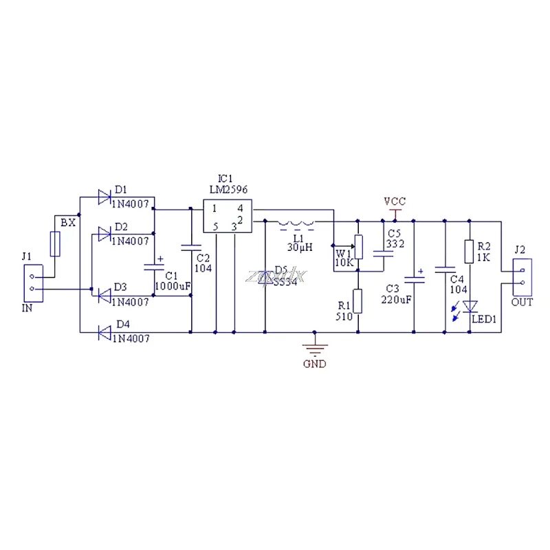 Любительская приставка к блоку питания на lm2596 + DSN-VC288