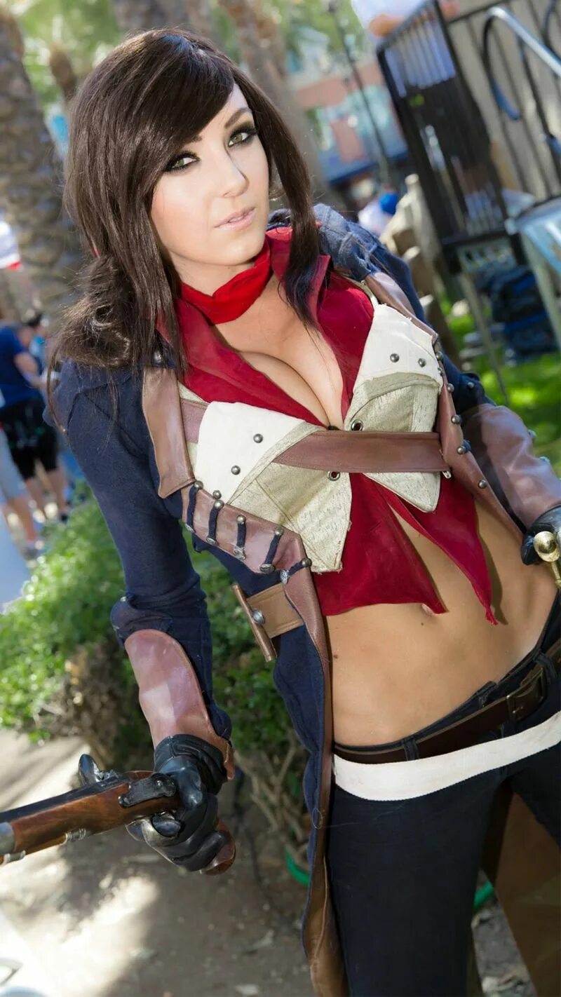 Women cosplay. Jessica Nigri Assassins Creed.