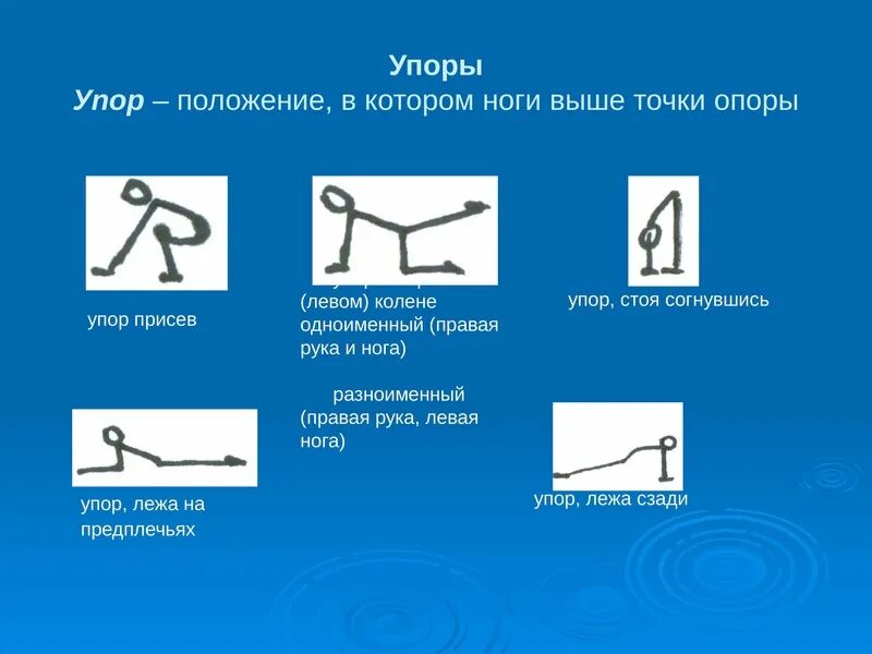 Типы упоров. Гимнастическая терминология. Основные положения в гимнастике. Исходные положения терминология гимнастика. Гимнастические термины названия.