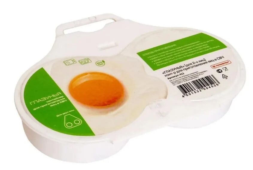 Контейнер для приготовления яиц СВЧ глазунья Полимербыт 4345200. Контейнер для приготовления яиц "глазунья" в СВЧ (для 2-х яиц). Контейнер д/СВЧ "глазунья" д/приготовления яиц 1/50 арт.с45233. Контейнер д/СВЧ "Fit Box" д/приготовления яиц с45230.