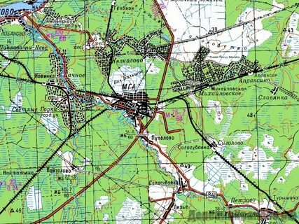 Карта кировский поселок
