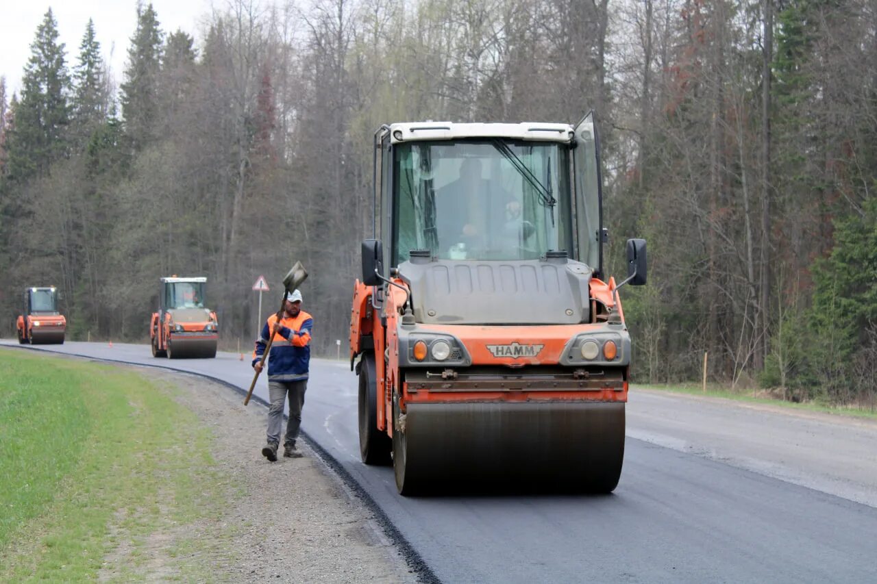 Отремонтировано 5 8 дороги