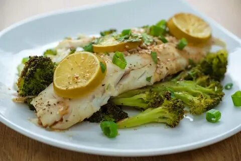 Треска в духовке с овощами