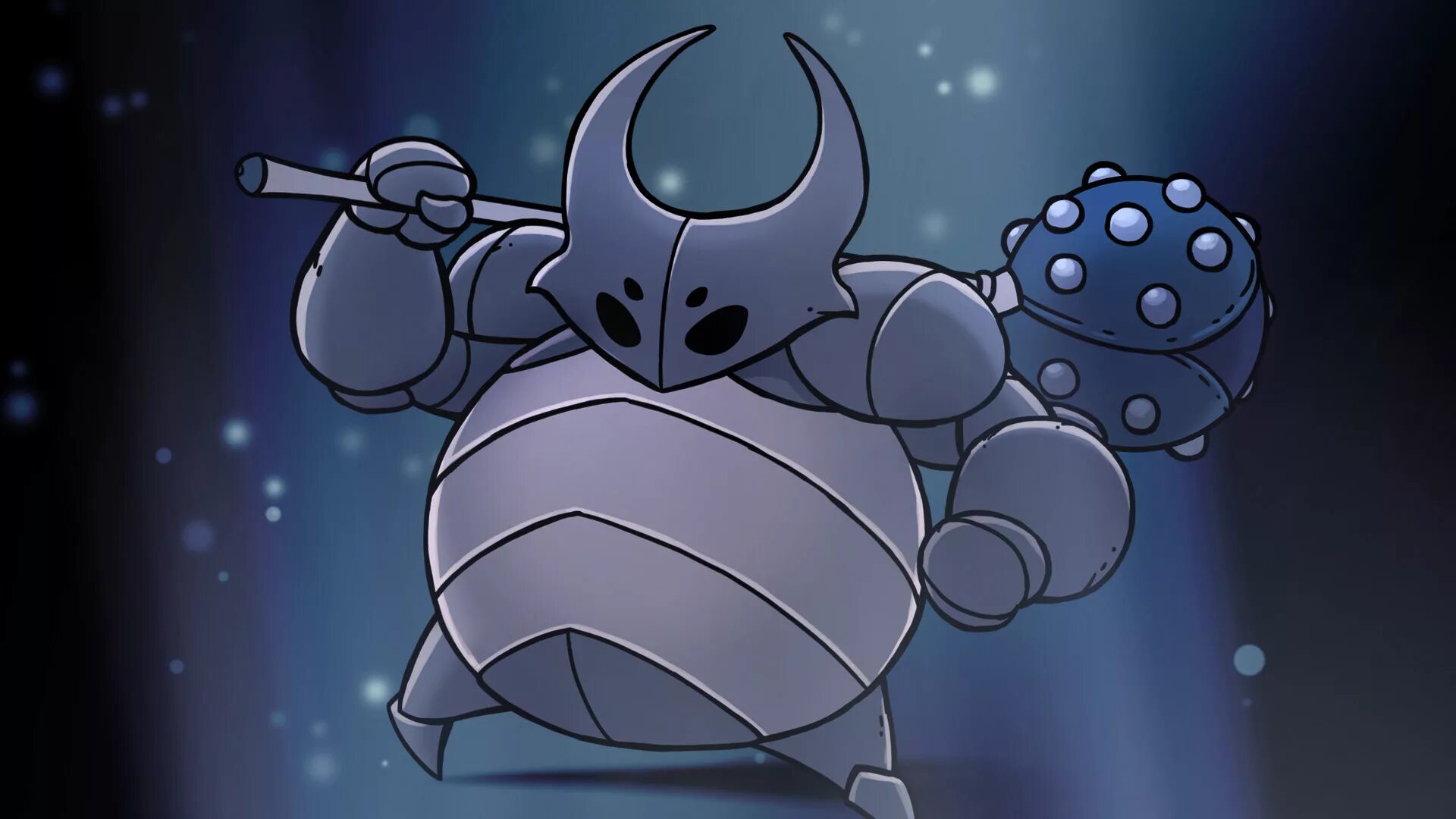 Hollow boss. Hollow Knight боссы ложный рыцарь. Холлоу Найт полый рыцарь босс. Team Cherry Hollow Knight. Первый босс в Холлоу Найт.