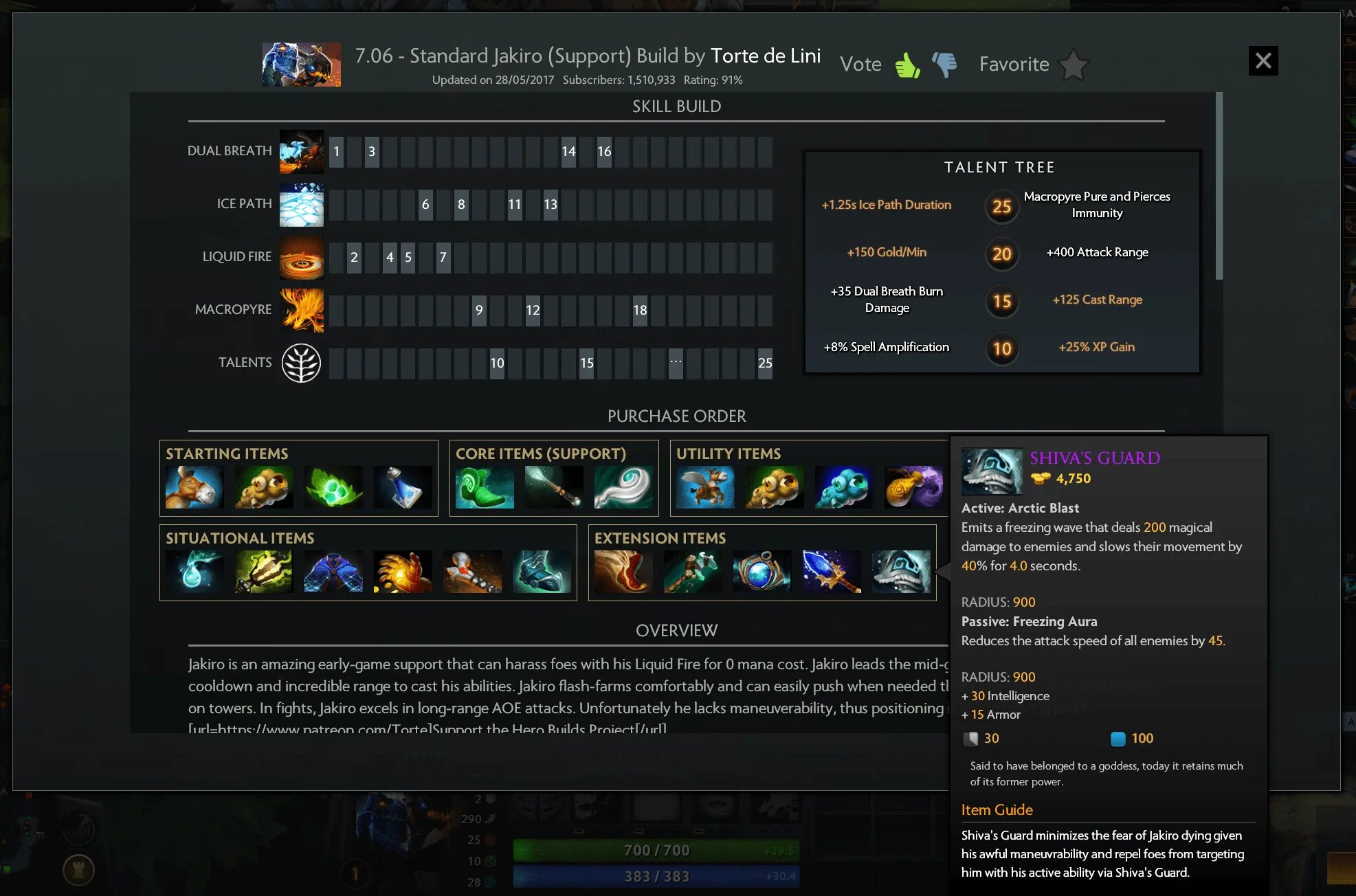 Extend items
