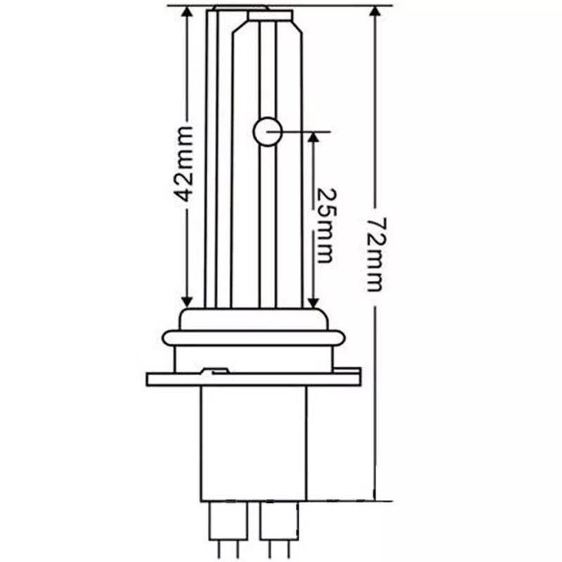 Hb 003. Размер галогеновой лампы hb3. Размер лампы hb3.