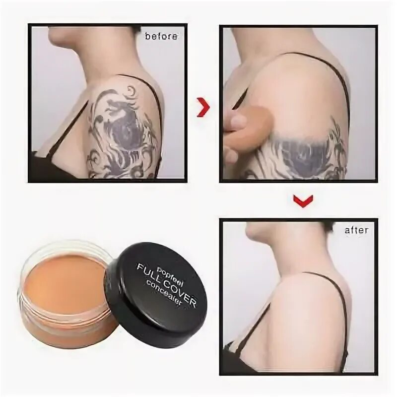 How To Conceal A Tattoo with Makeup In 5 Minutes Tutorial: The Noel Boyd Show - 