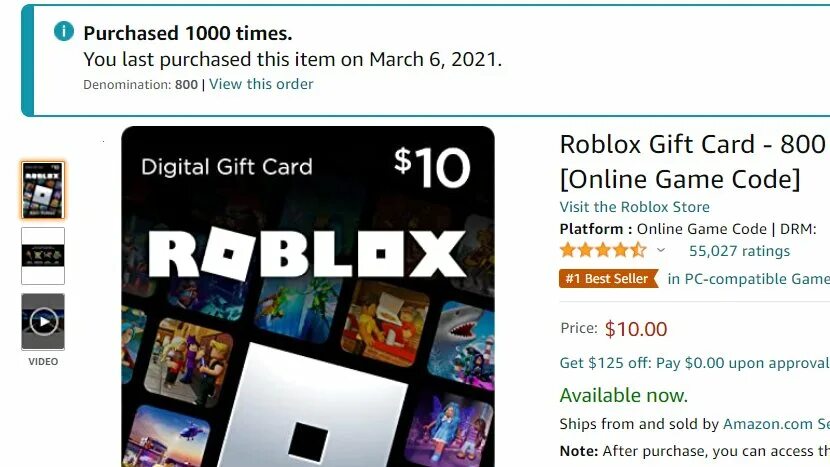 Карта Roblox Amazon. Амазон РОБЛОКС. Amazon Gift Card Roblox. РОБЛОКС гифт кард. Код 1000 роблокс