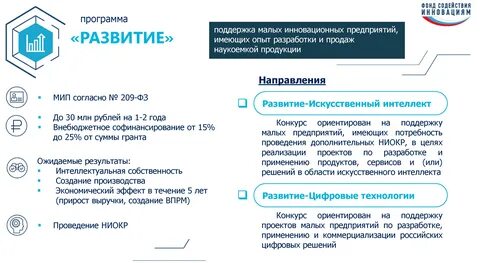 Программа инновационного развития