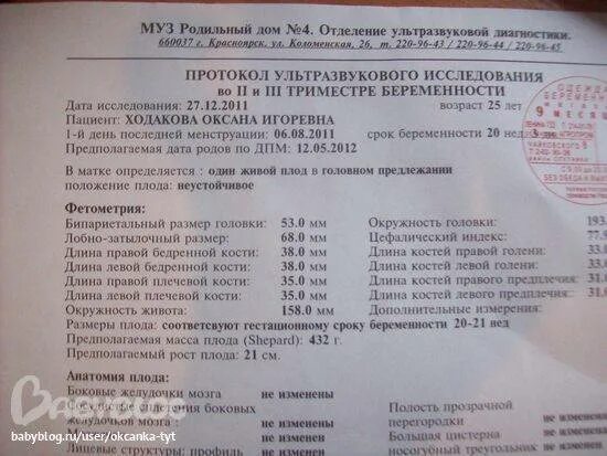 Роддом 1 скрининг