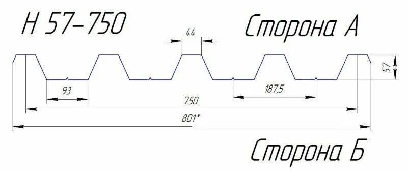 Профнастил н60 чертеж. Профлист н60-845 чертеж. Профиль профлист н60 чертеж. Н-60 профлист характеристики. 750 0.7