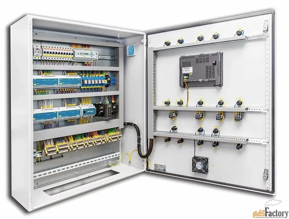 Сборка щитов управления. Шкаф автоматики ШСАУ-АВО-К-2,6. Щит управления ЩУВ-1 (15;380;NC). Шкаф телемеханики Schneider Electric. Шкафов управления с ПЛК Schneider Electric.