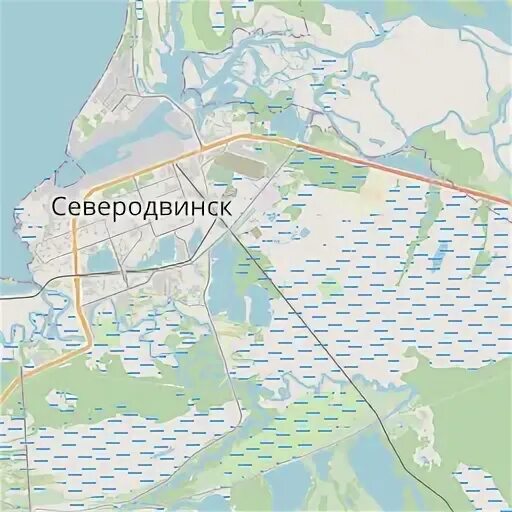 Карта северодвинска с улицами