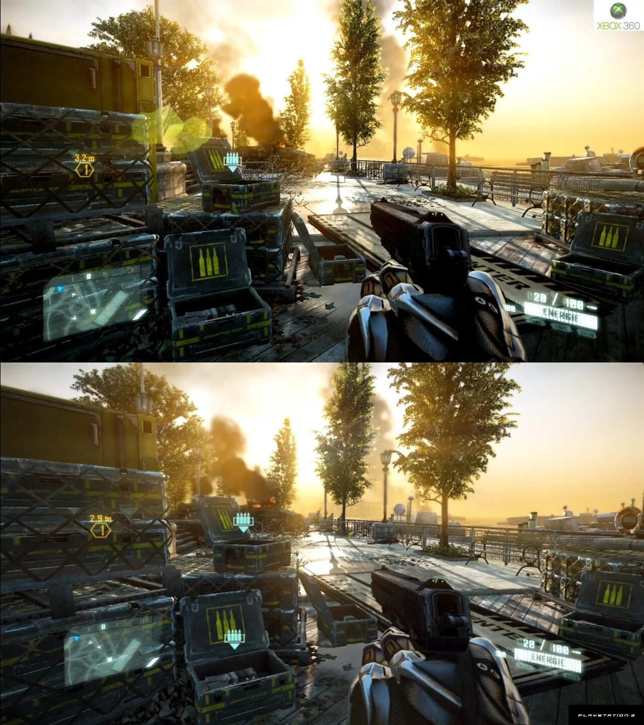 Топ игр на пк с хорошей графикой. Crysis 2 (Xbox 360/Xbox one). Crysis 1 ps3 vs Xbox 360. Xbox 360 vs ps3. Crysis 3 Xbox 360.