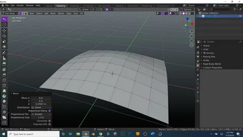 Blender как выровнять объекты