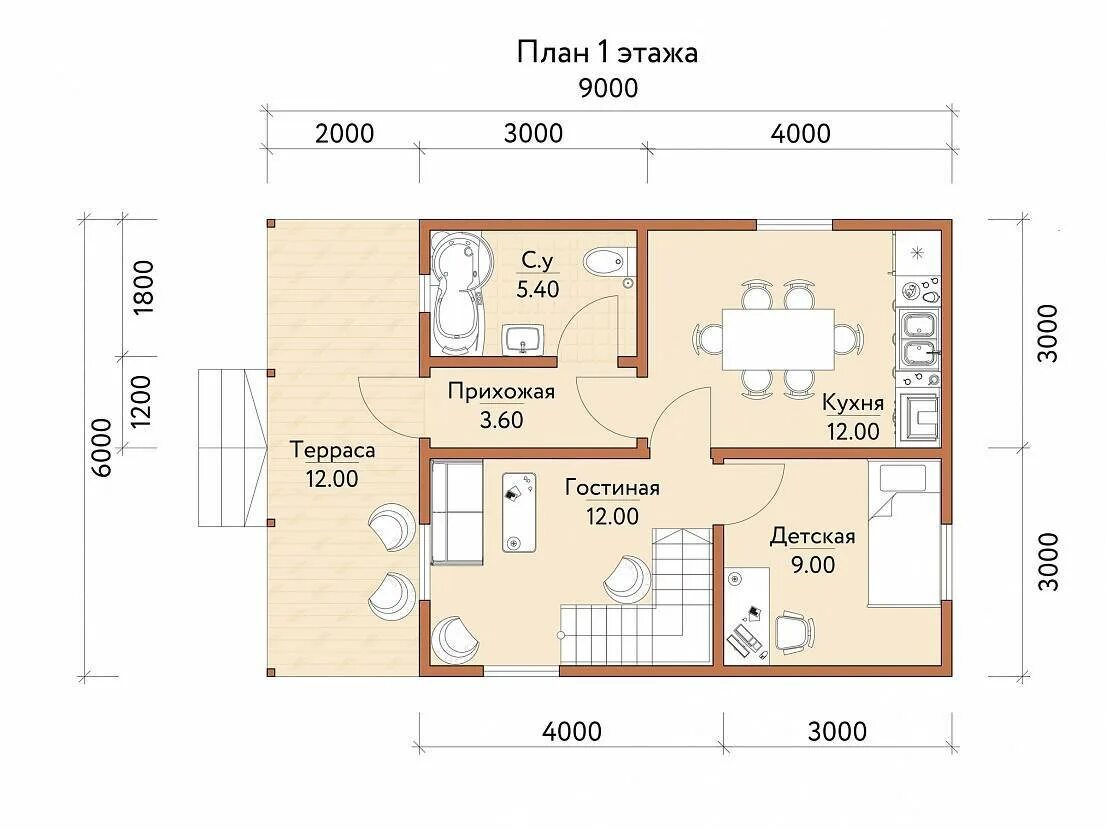 Проекты дома 6 6 1 этаж Проекты домов для строительства Москве на форуме по домостроению