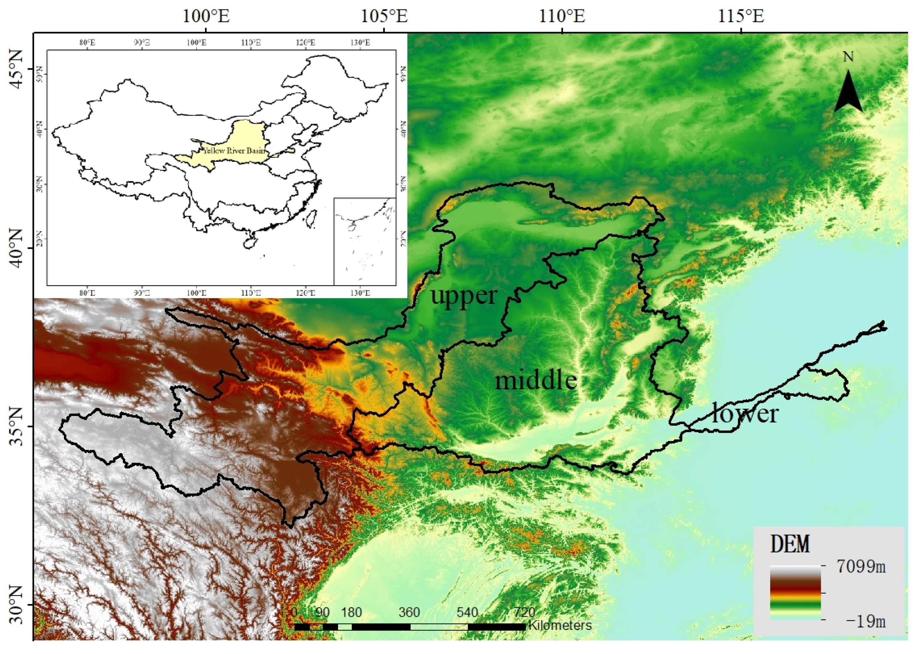 Куда впадает река хуанхэ. Река Хуанхэ на карте. Бассейн реки Хуанхэ на карте. Направление течения реки Хуанхэ. Бассейн реки Хуанхэ.