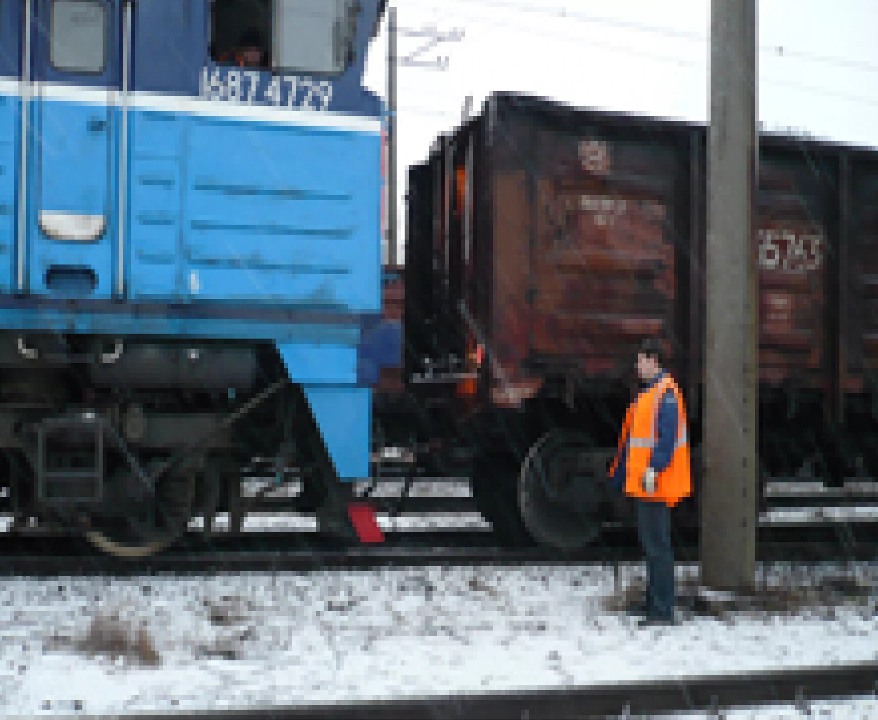 Отцепка локомотива от поезда