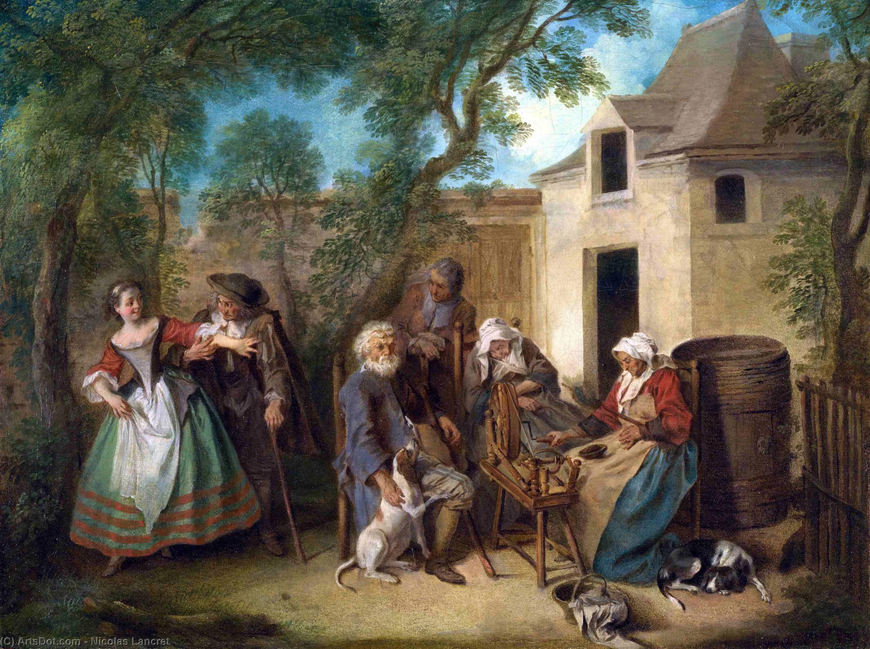 Литература и живопись 19 века. Никола ланкре картины. ланкре никола(lancret nicolas)(1690-1743)(фр). николя ланкре картина четыре возраста. николя ланкре &quot;четыре возраста человека - старость&quot;.