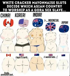 Raceplay, white, asian, cracker, mayo, mayo monkey, aryan, race traitor, as...