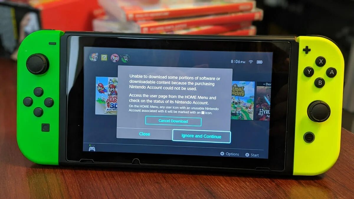 Бан nintendo switch. Бан нинтендо свитч. Бан nintendo switch. Нинтендо свитч меню. Забаненная nintendo switch.