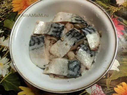 Скумбрия кусочками сухим способом