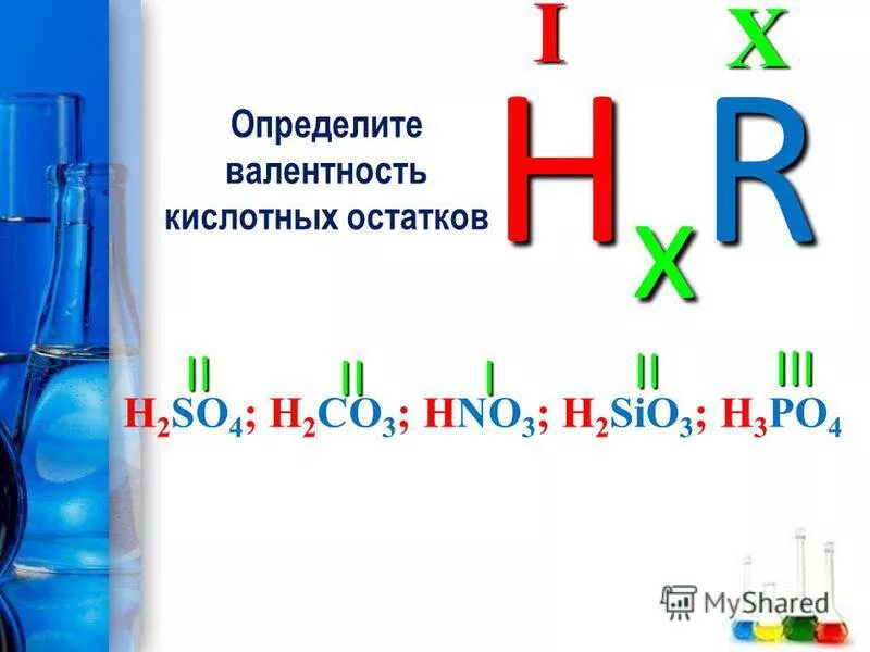 Валентность so4 кислотного остатка. Определите валентность кислотных остатков. Валентность в кислотных остатках. Определить валентность кислотного остатка. Валентность кислот.