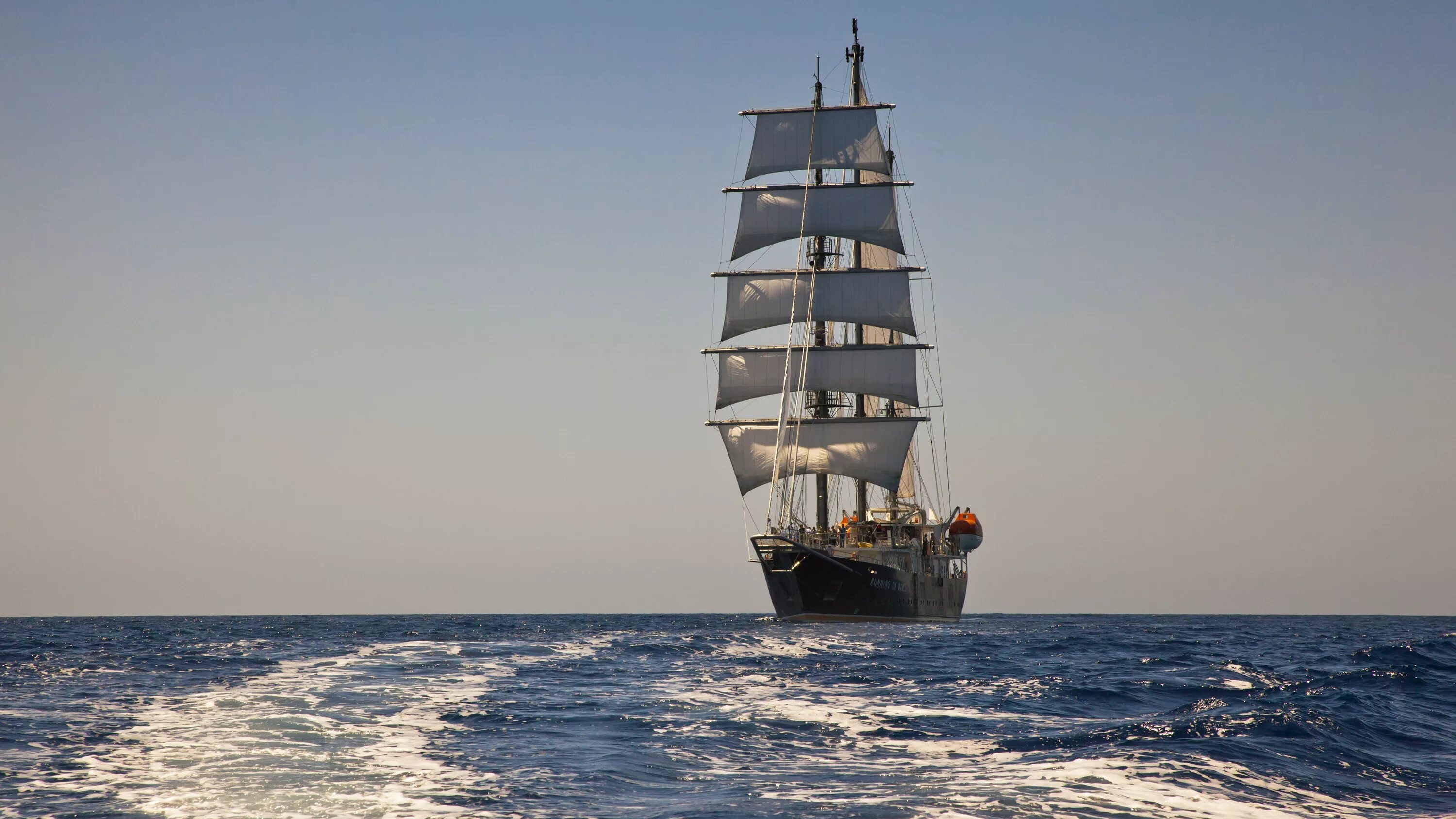 The ship sailed across. Корабль в море. Парусник. Парусник в море. Красивый парусник.