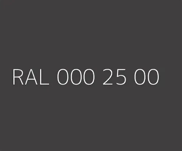 25 в нулевой. RAL 000 25 00. Краска рал 000 25 00. Цвет графитовый, RAL 000 25 00. RAL 000-25-00 черный Оникс.