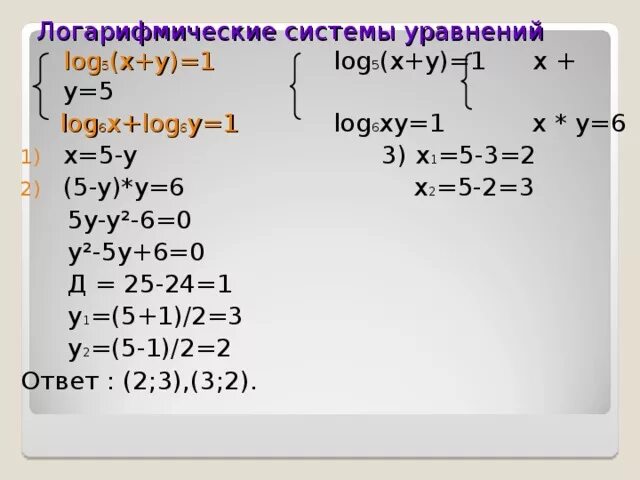 Система логарифмических уравнений log9(3x+4y)+log3x=log316. Решение системы уравнений log 5 x + log 5y=5/log5x-log5y=1. Решить уравнение log4x +6log4 4 =5. Решите систему уравнений Лог 3 2x-Лог. Log 3 9x