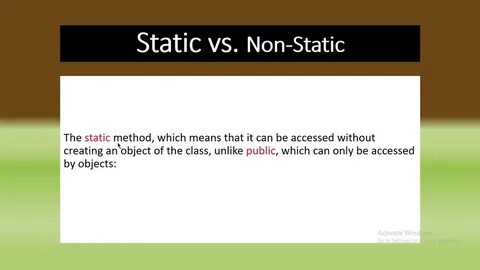 Static method