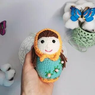Матрешки крючком описание