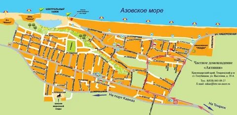 Станица азовская карта краснодарский