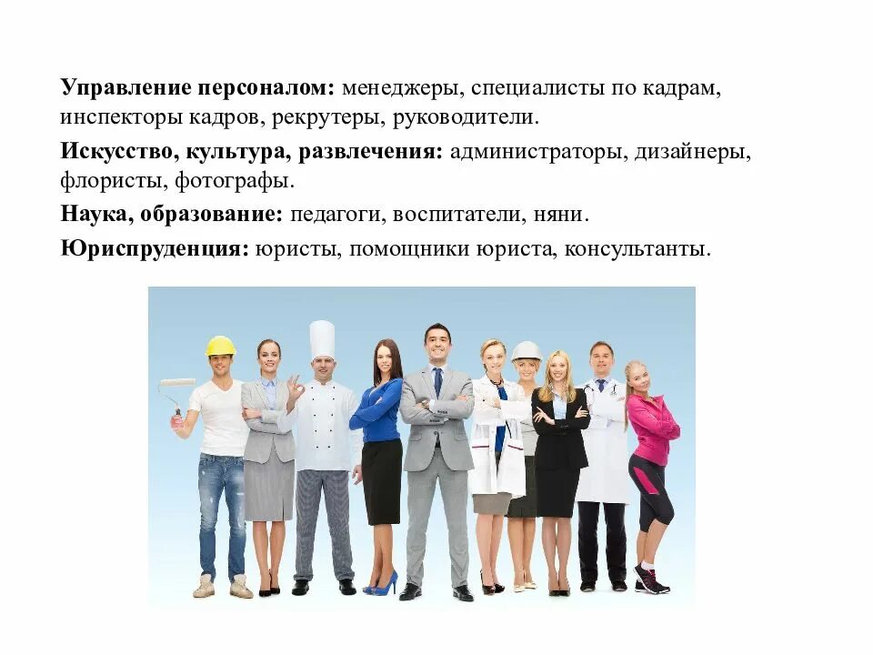 Специалисты и обеспечивающие специалисты в чем разница. Перспективы профессии управление персоналом. Профессии менеджера список. Профессии менеджера список. Выбери профессию менеджер.